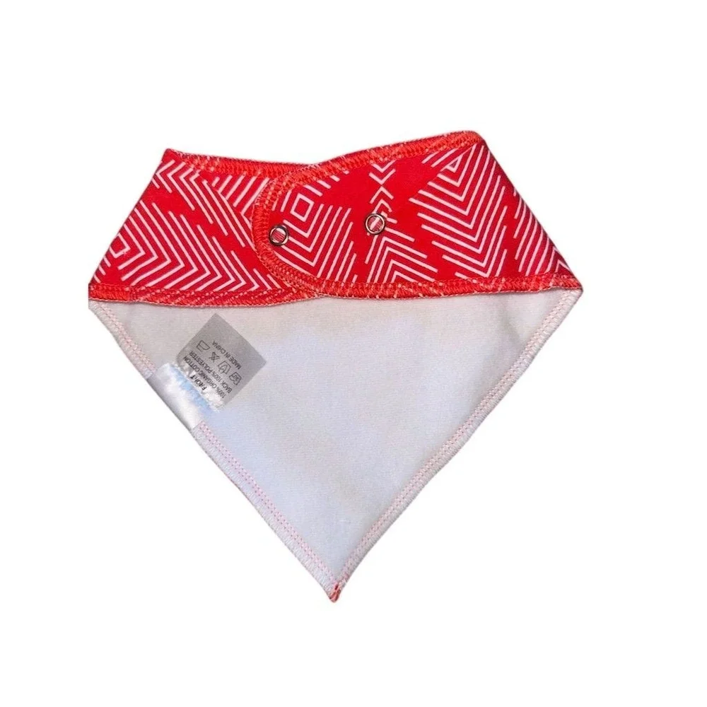 Crocodillo Baby Bandana Bib Set 3 Pack Unisex Soft Drool Bibs Fashionable Prints